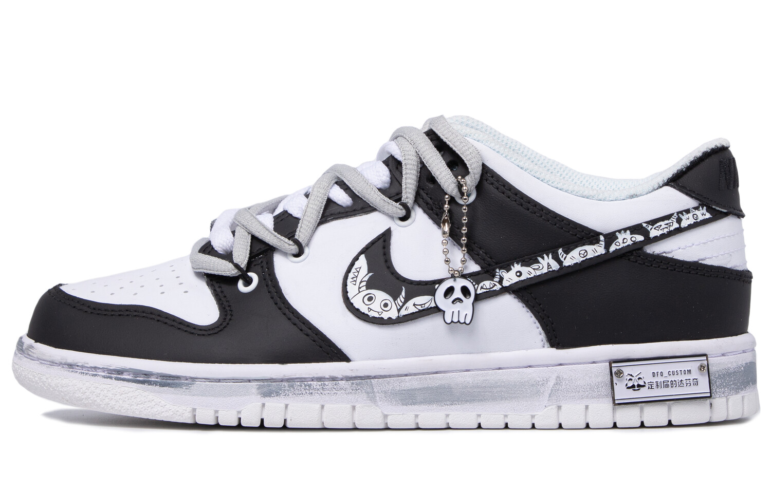 

Мужские кроссовки для скейтбординга Nike Dunk Low, черное и белое, Черный, Мужские кроссовки для скейтбординга Nike Dunk Low, черное и белое