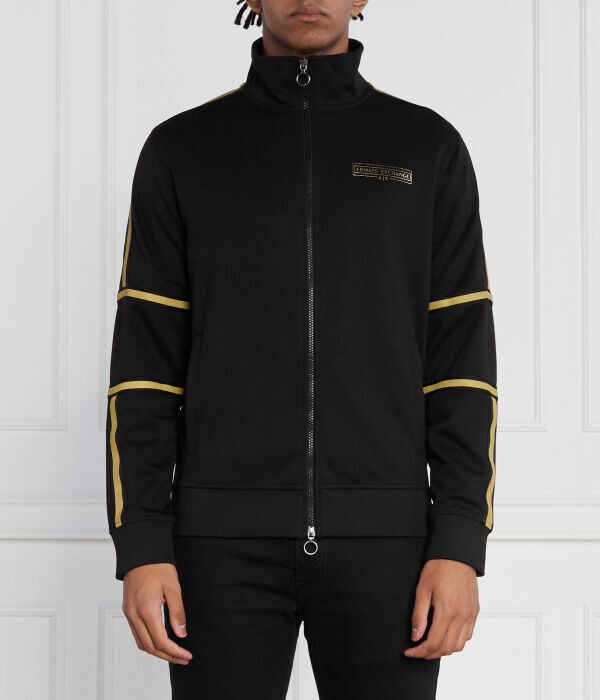 

Толстовка Armani Exchange Regular Fit, черный / золотой