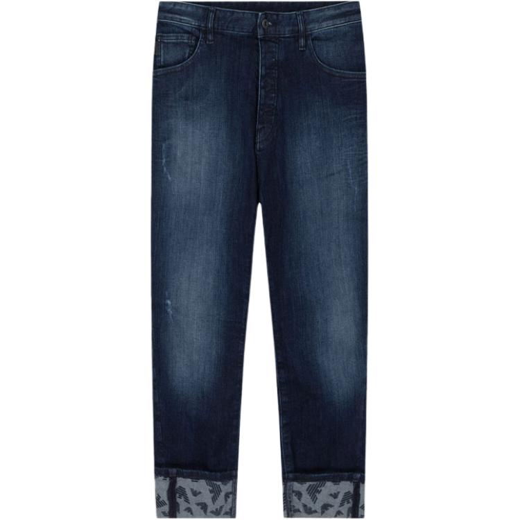 

EMPORIO ARMANI Темно-синие джинсы мужские