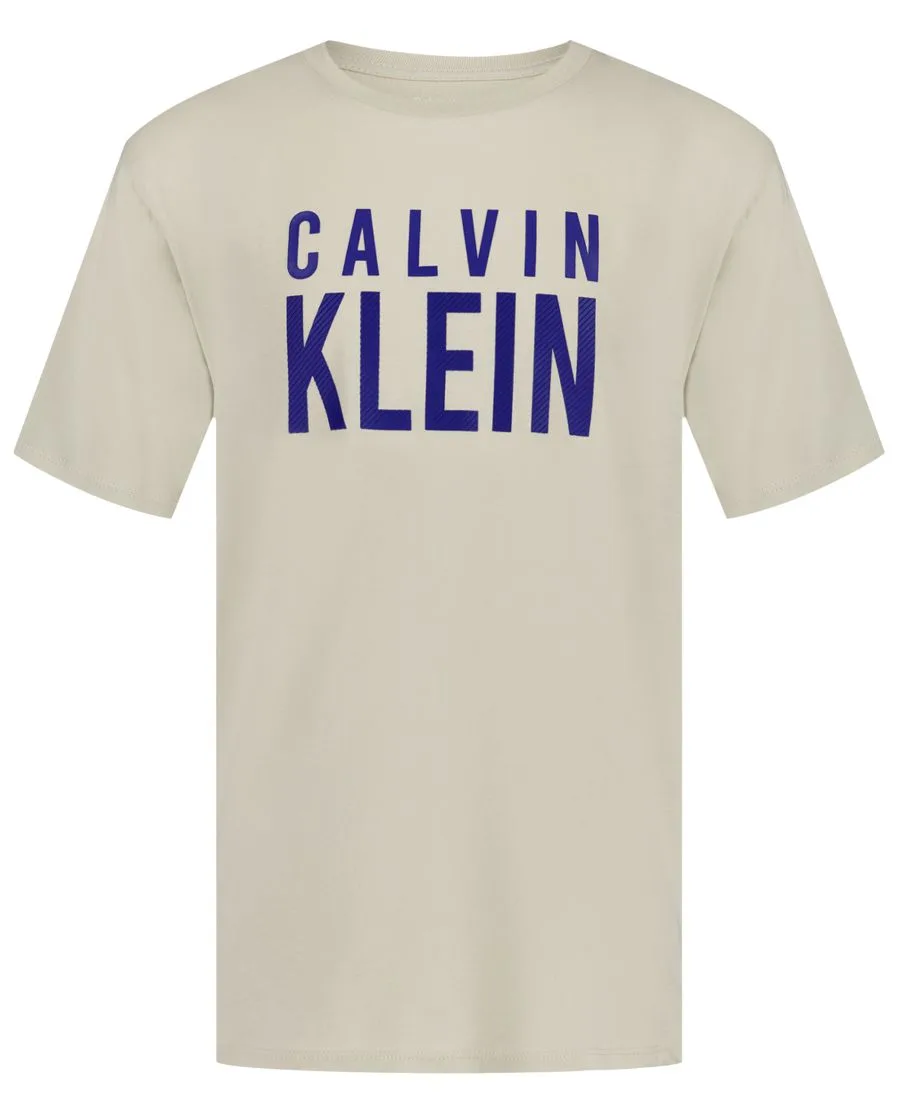 Детская футболка CK Structure с коротким рукавом и круглым вырезом, размер 8-20 Calvin Klein, Peyote