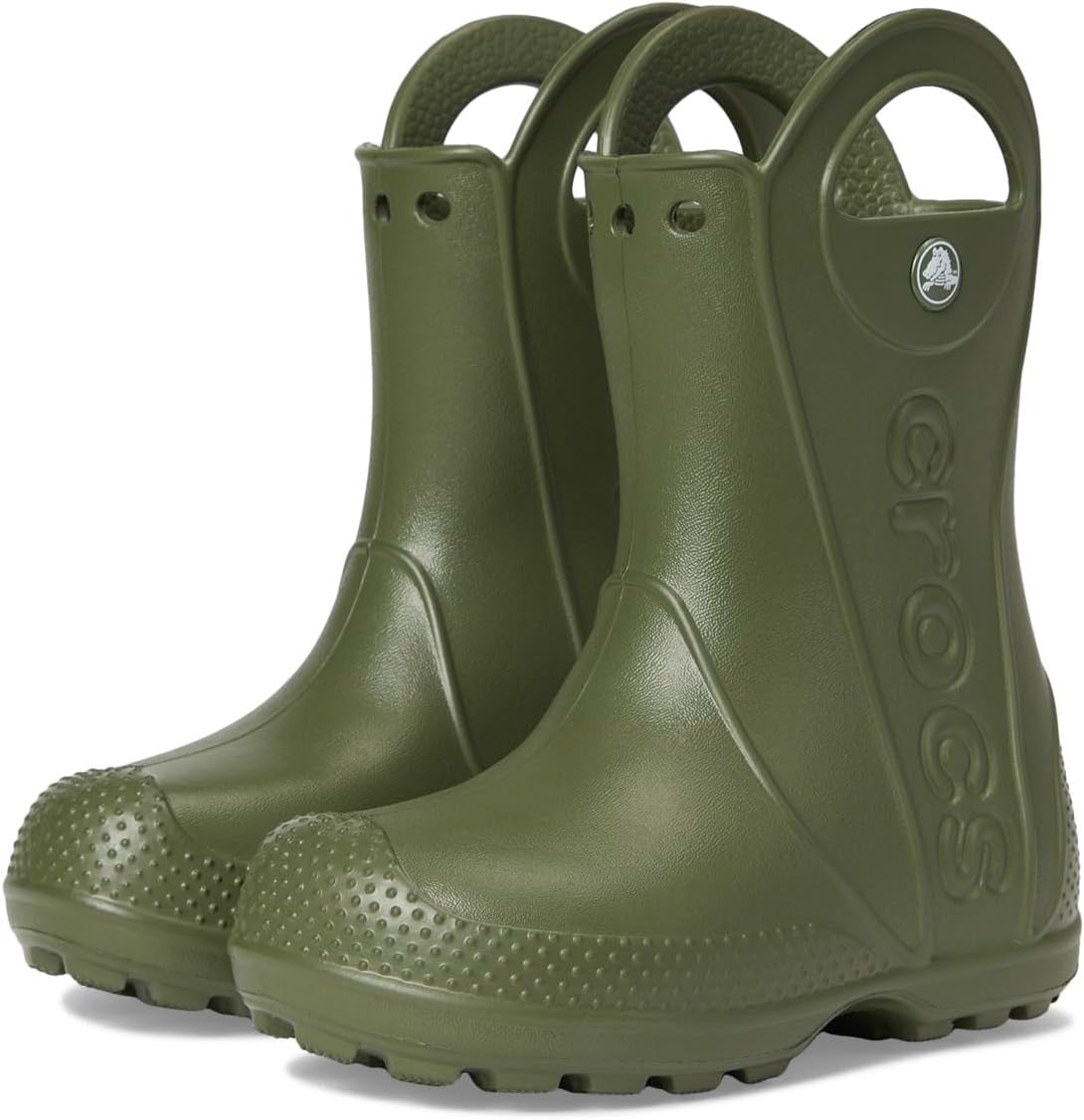

Ботинки Crocs Kids Handle It Rain Boots, цвет Army Green