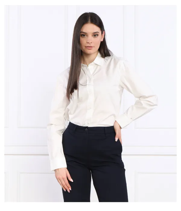 Рубашка Оксфорд Relaxed fit Tommy Hilfiger, белый — фото 3