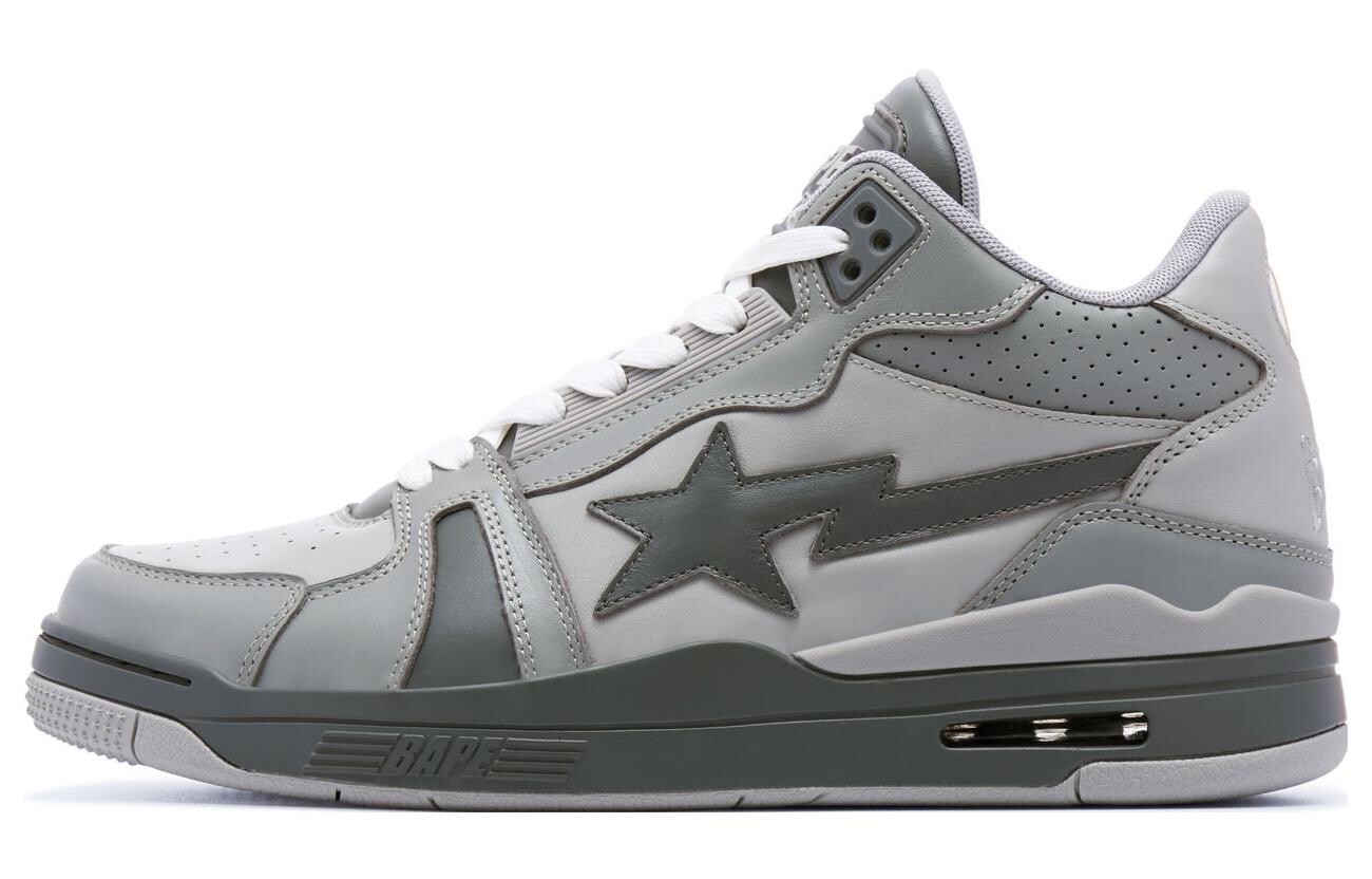 

Кроссовки BAPE A BATHING APE Clutch Sta Grey, серый