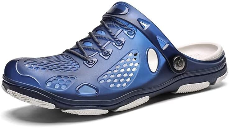 

Мужские пляжные сандалии с закрытым носком для летней прогулки на улице Zonkacen, синий