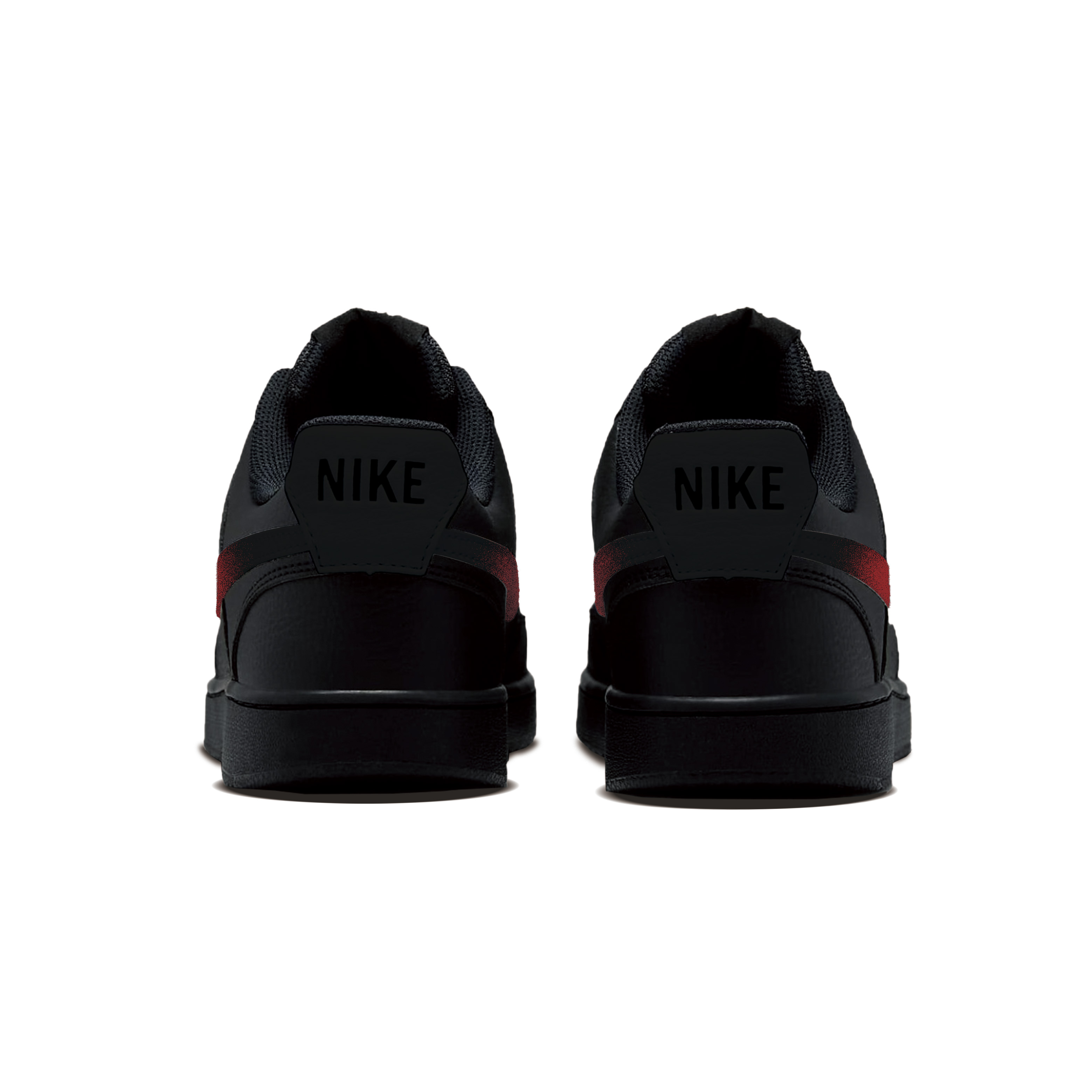 Court Vision 1 Asura устойчивые к истиранию низкие скейтерские кроссовки мужские Nike, красный — фото 3