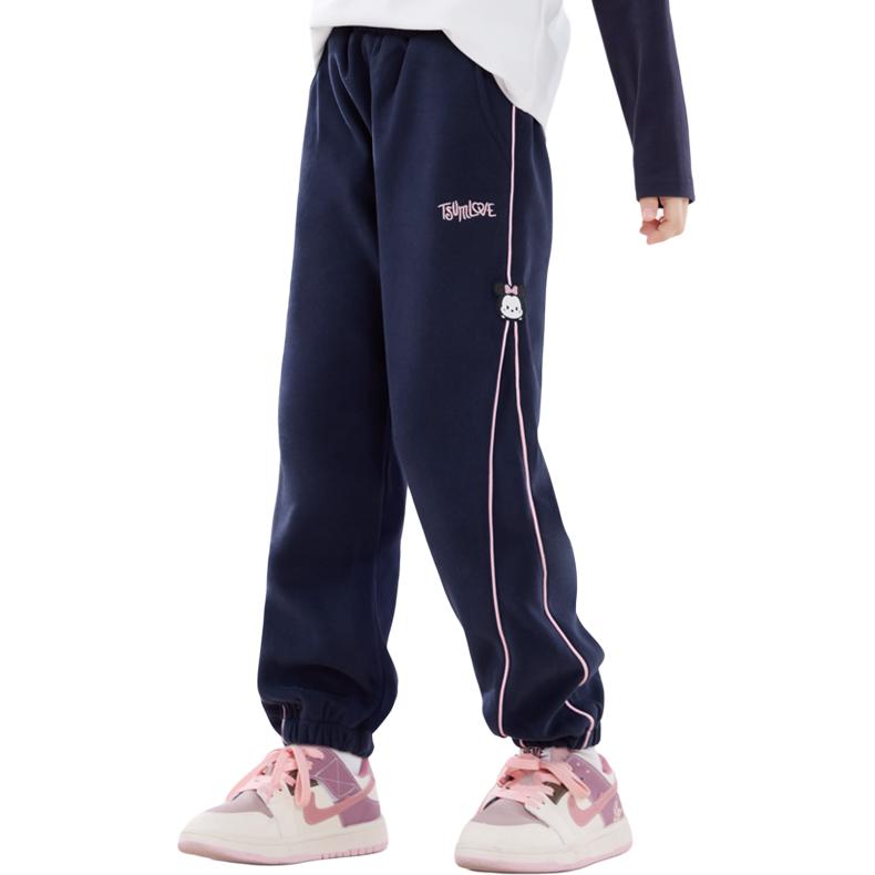 

Детские утепленные флисовые спортивные штаны для весны, осени и зимы Regular Disney, синий