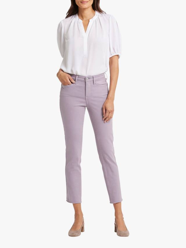 

Sheri Slim потертые укороченные брюки NYDJ, Arctic Dust