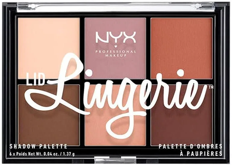 Палетка теней для век Nyx Professional Makeup Lid Lingerie Shadow Palette, 1 шт., розовая