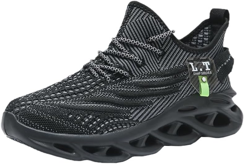 

Мужские дышащие кроссовки на каждый день без шнурков, ультралегкие спортивные кеды для ходьбы и тренировок Hhhchpm, черный