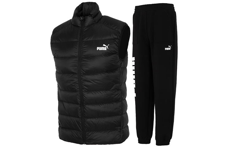 

Мужская повседневная спортивная одежда Puma, цвет Black and Black