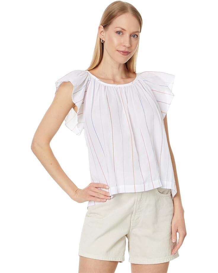 

Топ Lilla P Shirred Raglan Top, цвет Multi Stripe