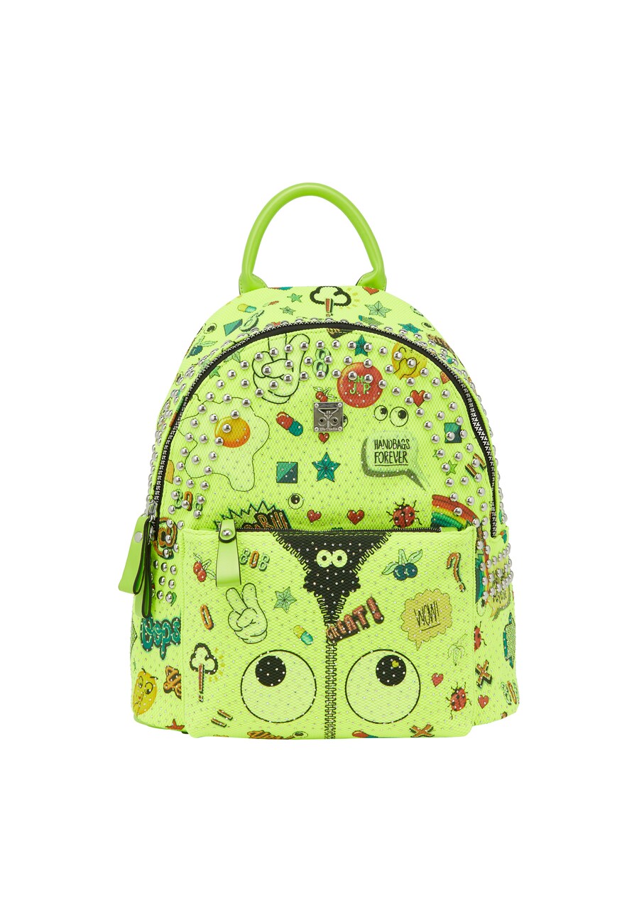 

Рюкзак MYMO Pop Eyetheme, цвет Neon green/Dark green