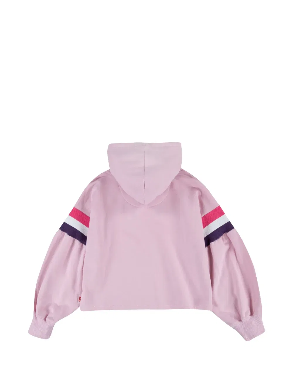 Худи с полосатым рукавом и логотипом Levi'S Kids, розовый — фото 2