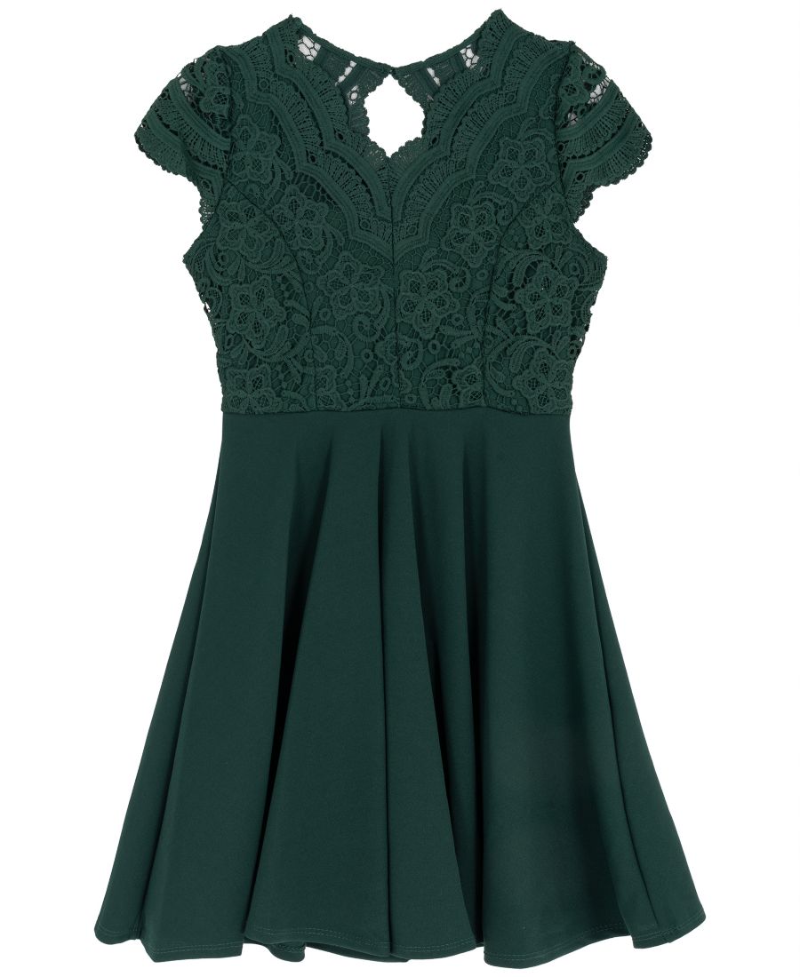 

Платье с короткими рукавами и кружевом для девочек 7-16 лет Rare Editions, Hunter