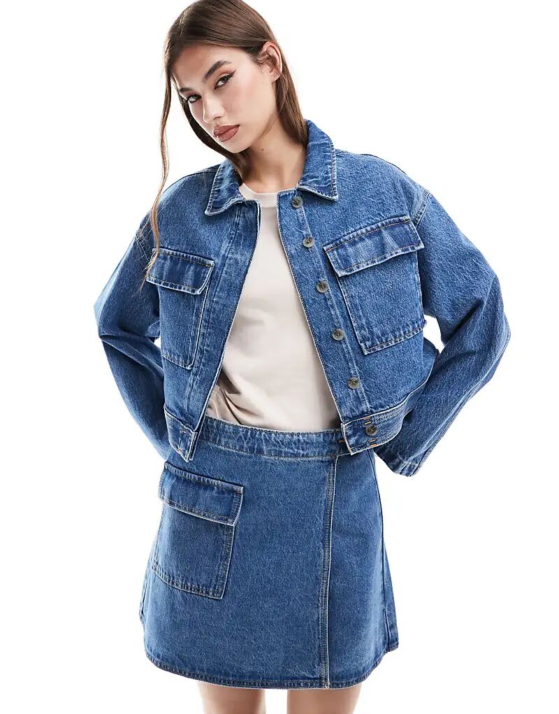 

Рабочая куртка в оттенке синего цвета ASOS DESIGN