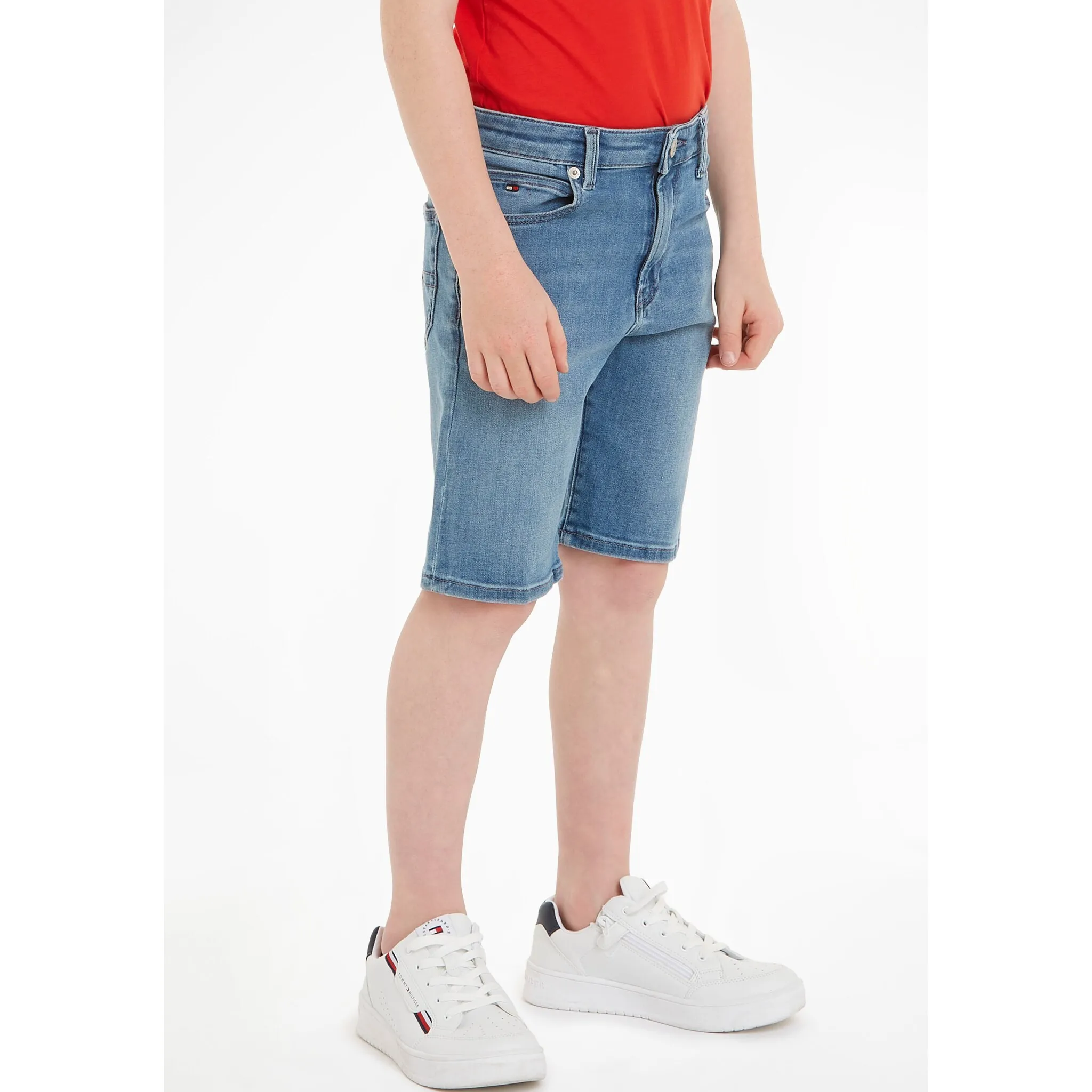 

Tommy Hilfiger Шорты «СОВРЕМЕННЫЕ ПРЯМЫЕ ШОРТЫ», цвет Denimmaldivemid