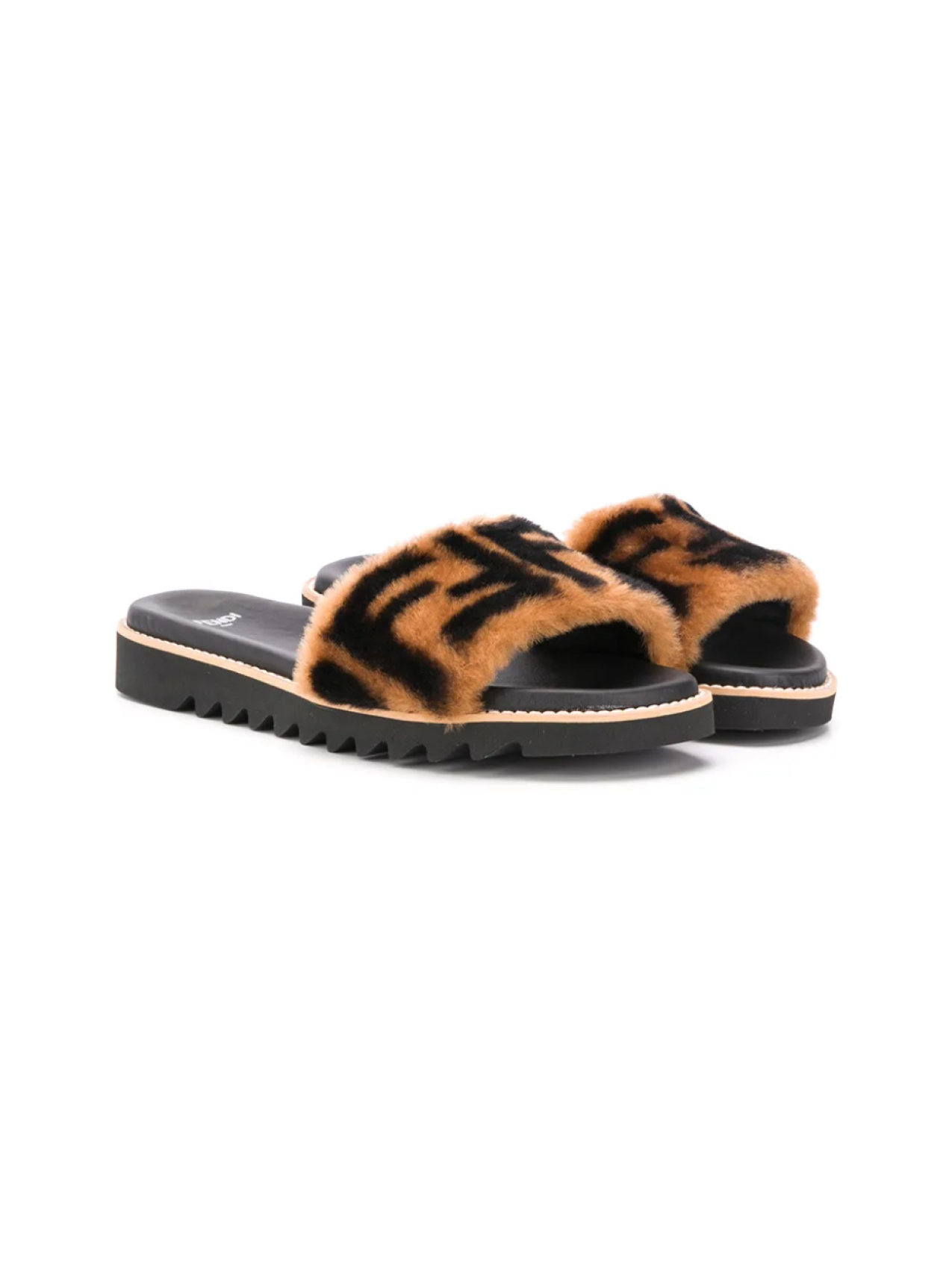 

Сандалии с логотипом FF Fendi Kids, нейтральный