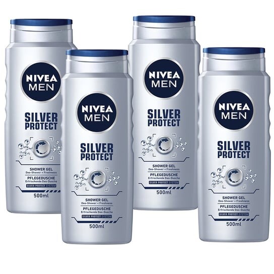 

Набор мужских гелей для душа NIVEA MEN 4x500мл
