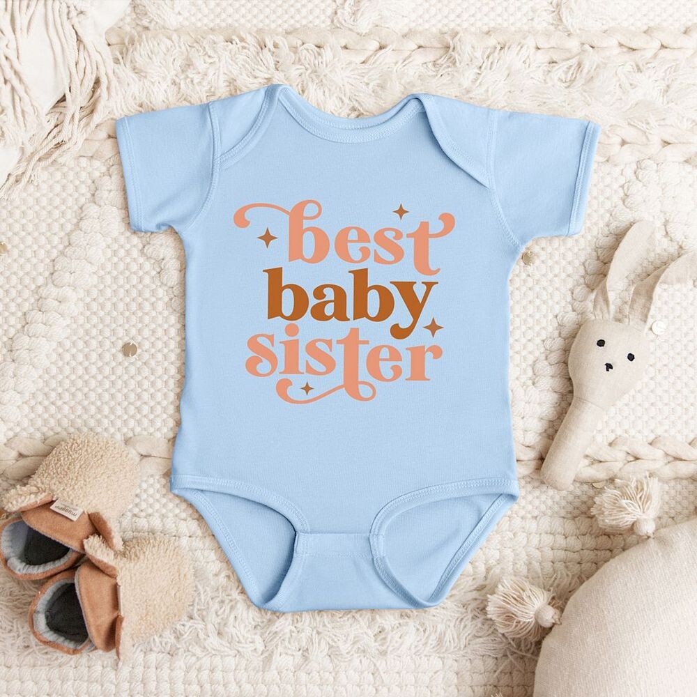 Лучшее детское боди Baby Sister The Juniper Shop, белый — фото 2