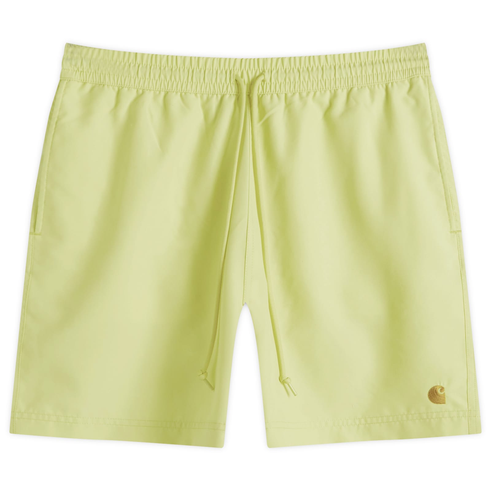 

Шорты для плавания Carhartt Wip Chase Swim Shorts, цвет Arctic Lime & Gold