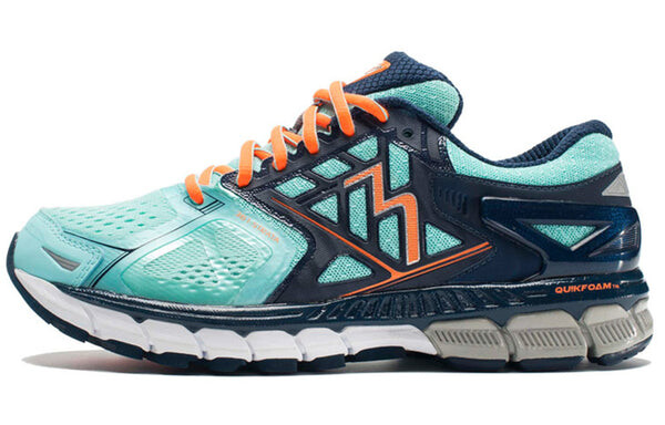 Кроссовки (WMNS) 361 Degrees Strata Q Running Shoes 'Aqua Black', синий — фото 2