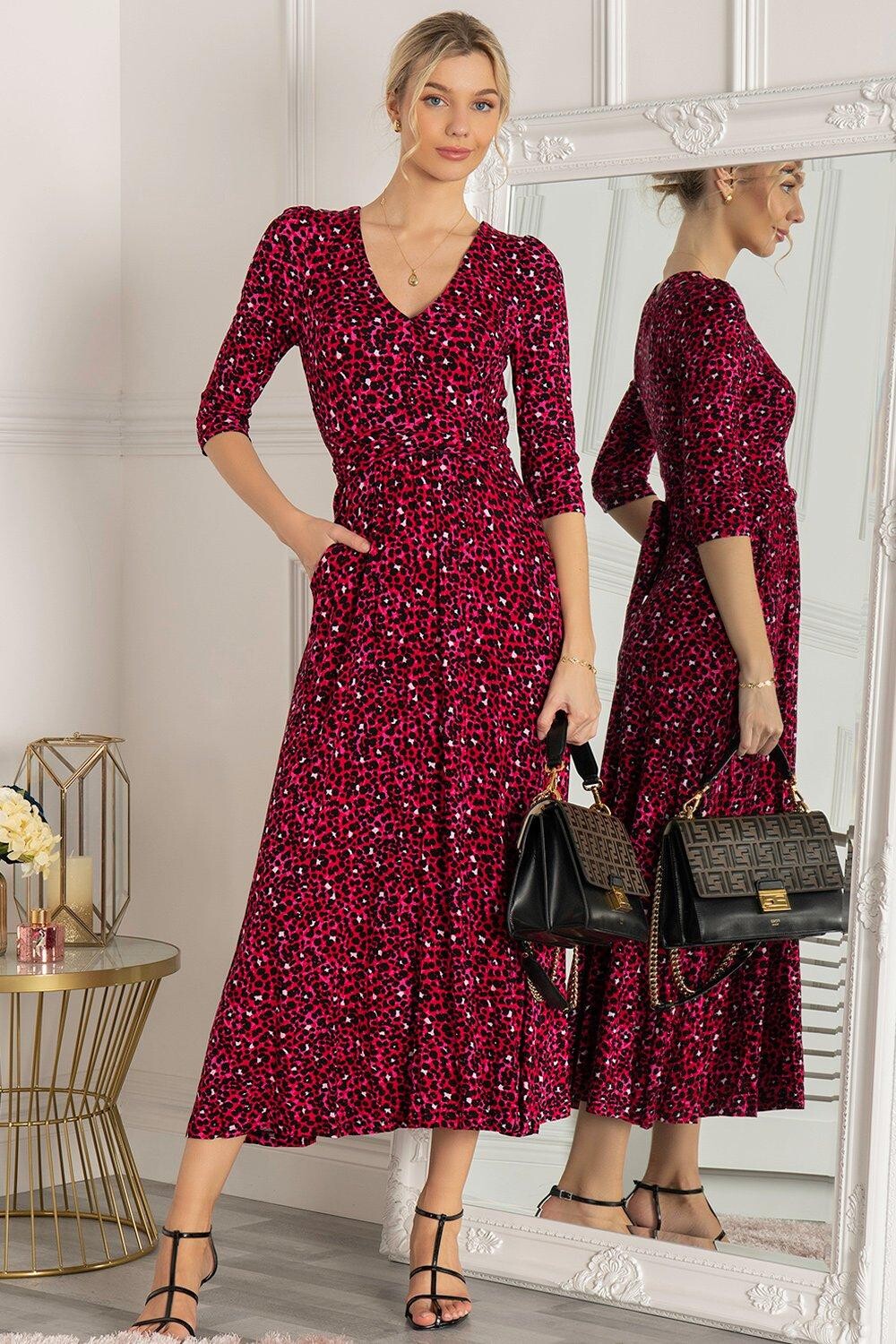 

Платье макси Kamiyah из вискозы Jolie Moi, розовый