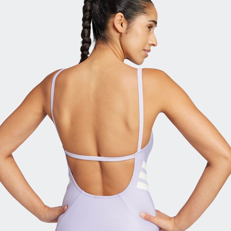 Купальник ADIDAS PERFORMANCE T-shirt Swimsuit, фиолетовый — фото 3