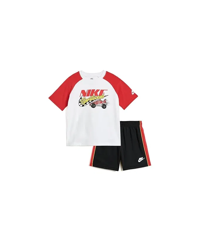 Спортивный набор Nike Kids Victory Lap French Terry Shorts Set, Black