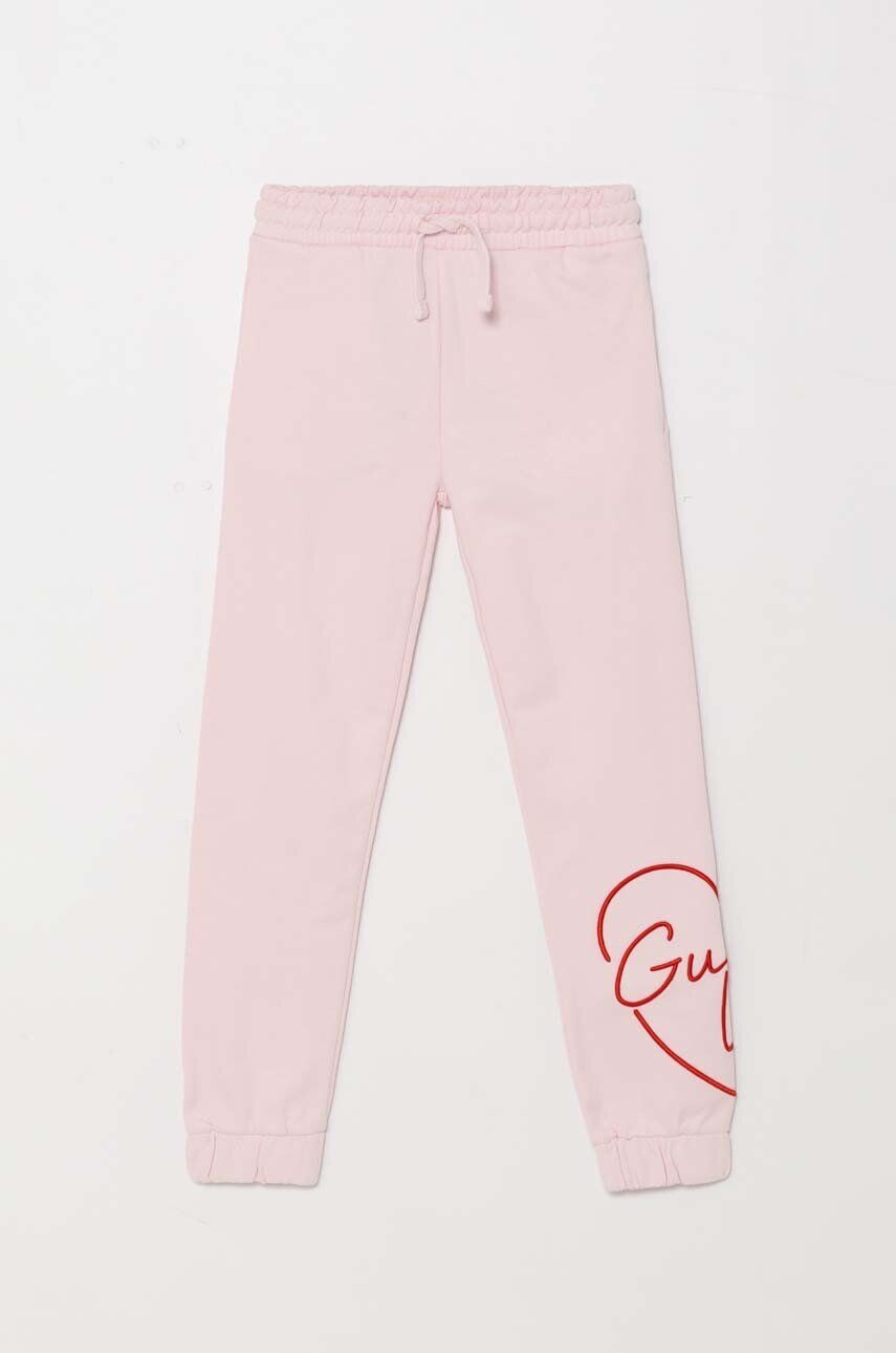 

Спортивные брюки Guess для мальчика/девочки из хлопка, розовый