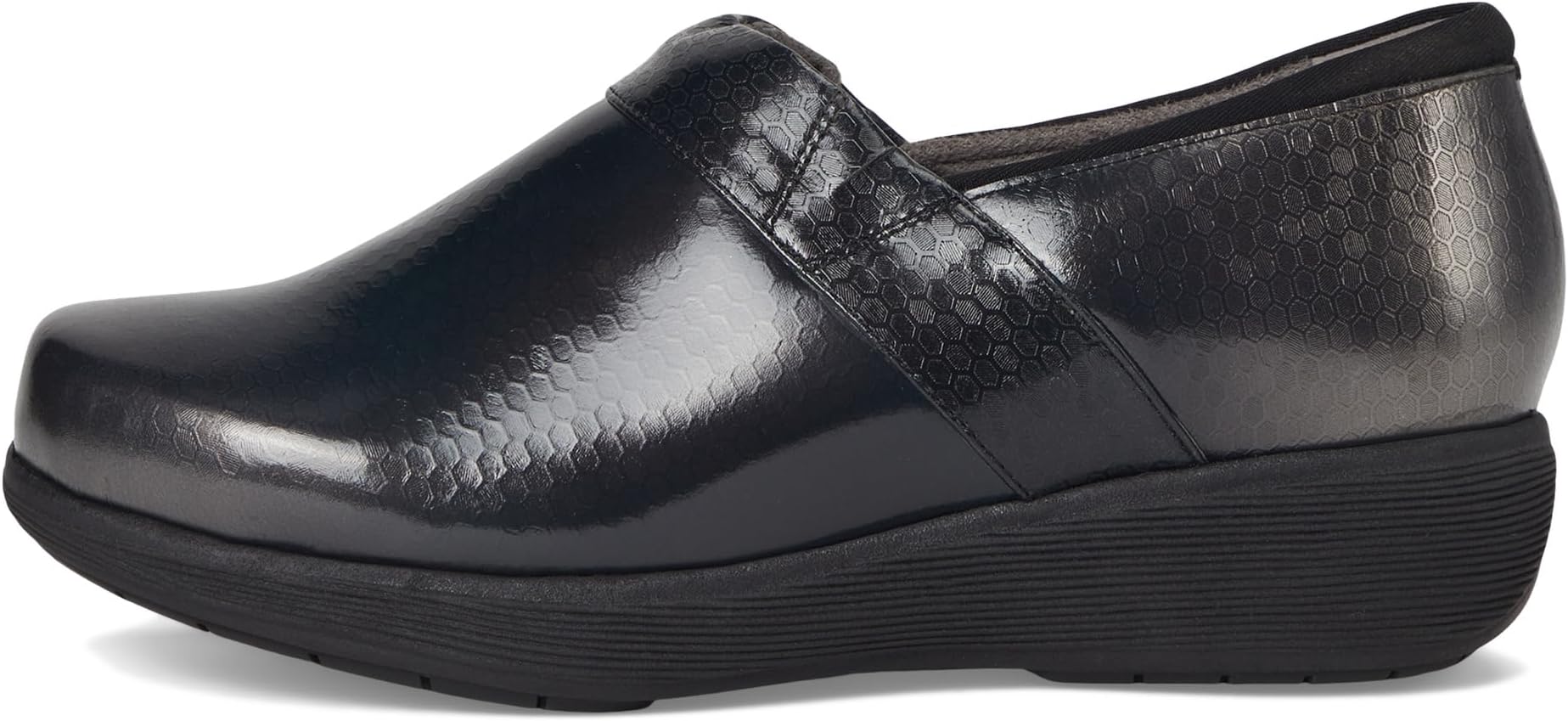 Сабо SoftWalk Meredith Sport, цвет Black Embossed Patent — фото 4