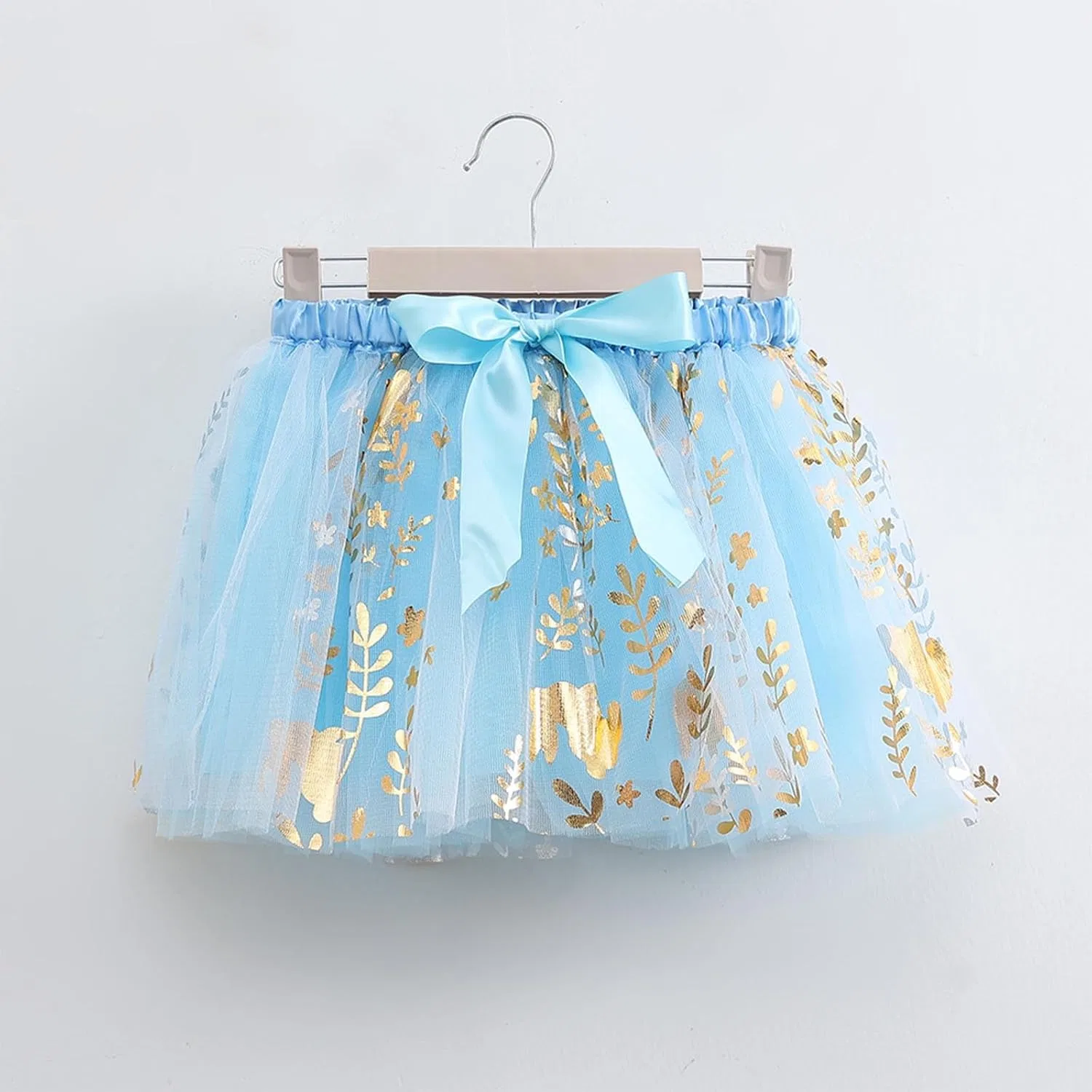 Юбка-пачка детская, бренд Smxrfitk, с принтом, Light Blue — фото 2