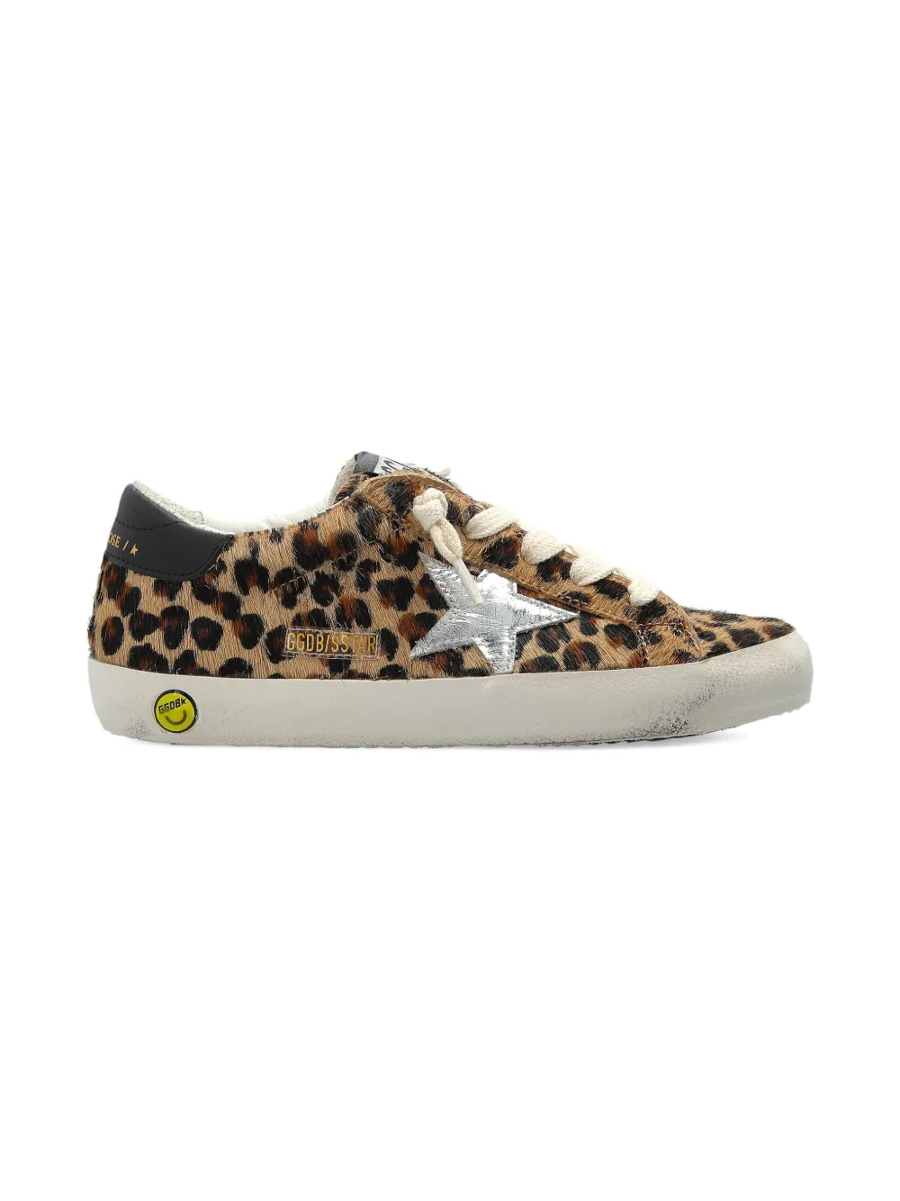 Кеды Super-Star Classic With List с леопардовым узором Golden Goose Kids, коричневый — фото 2