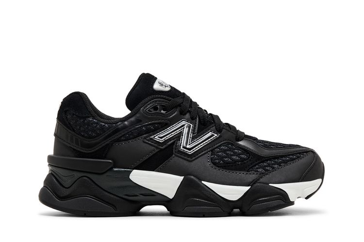 

Кроссовки 9060 Big Kid 'Black Silver' Shoe Palace Exclusive, черный