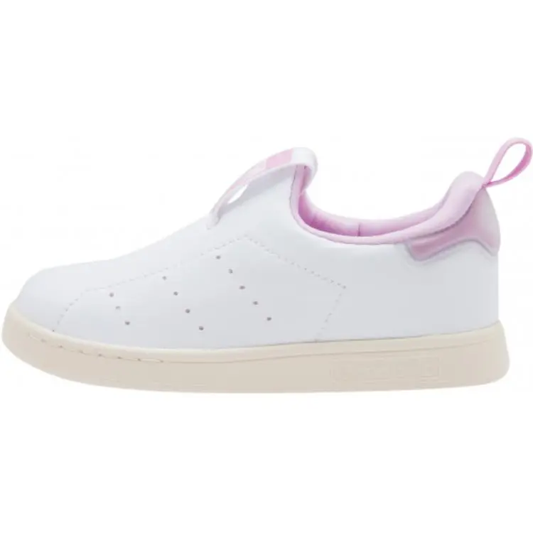 STAN SMITH 360 Детская обувь для малышей, кроссовки Adidas Originals, белый/розовый
