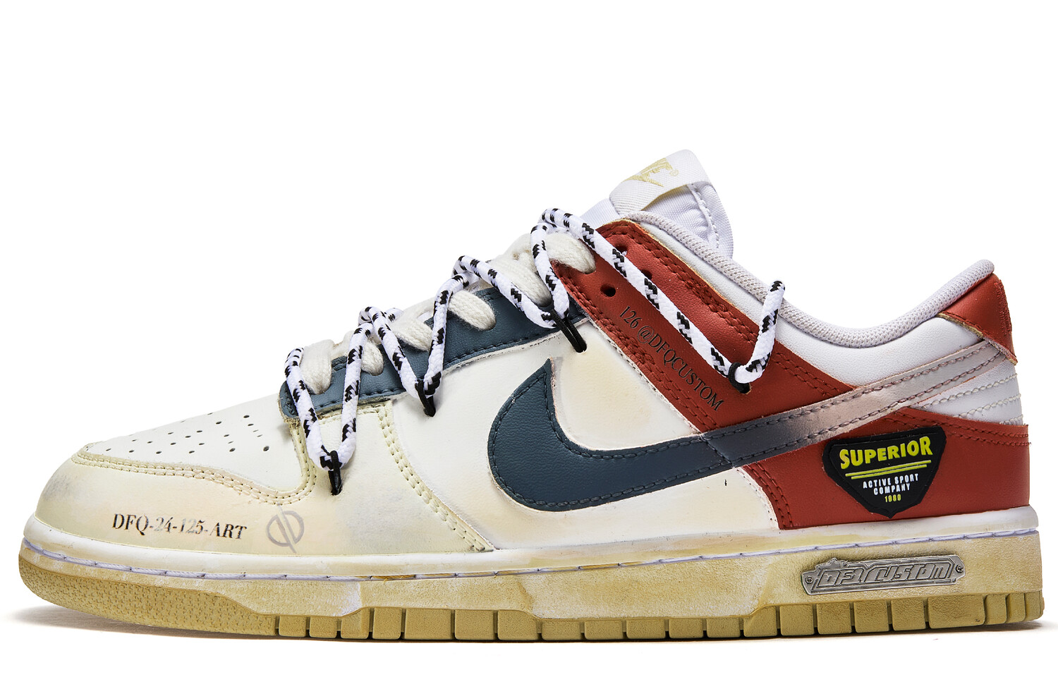 

Кроссовки Nike Dunk Skateboarding Shoes Men Low-top Red, красный