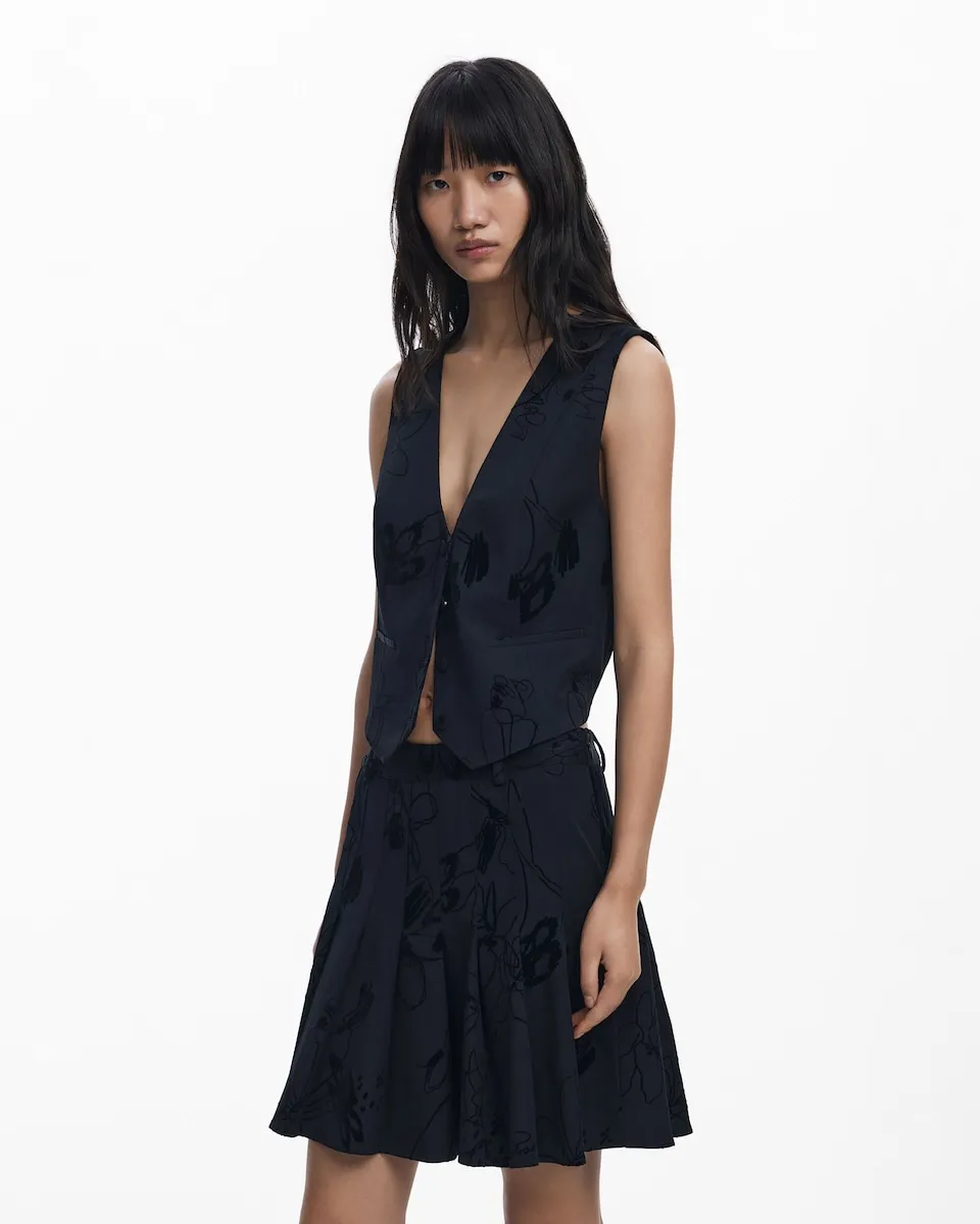 

Женский жилет Tailor Folcado Desigual, черный