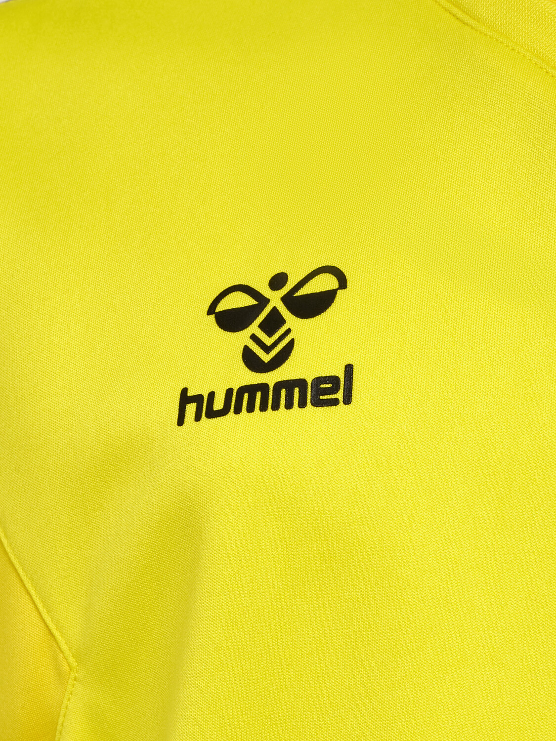 Футболка Hummel S/S Hmlauthentic Pl Jersey S/S Kids, цвет BLAZING YELLOW — фото 3