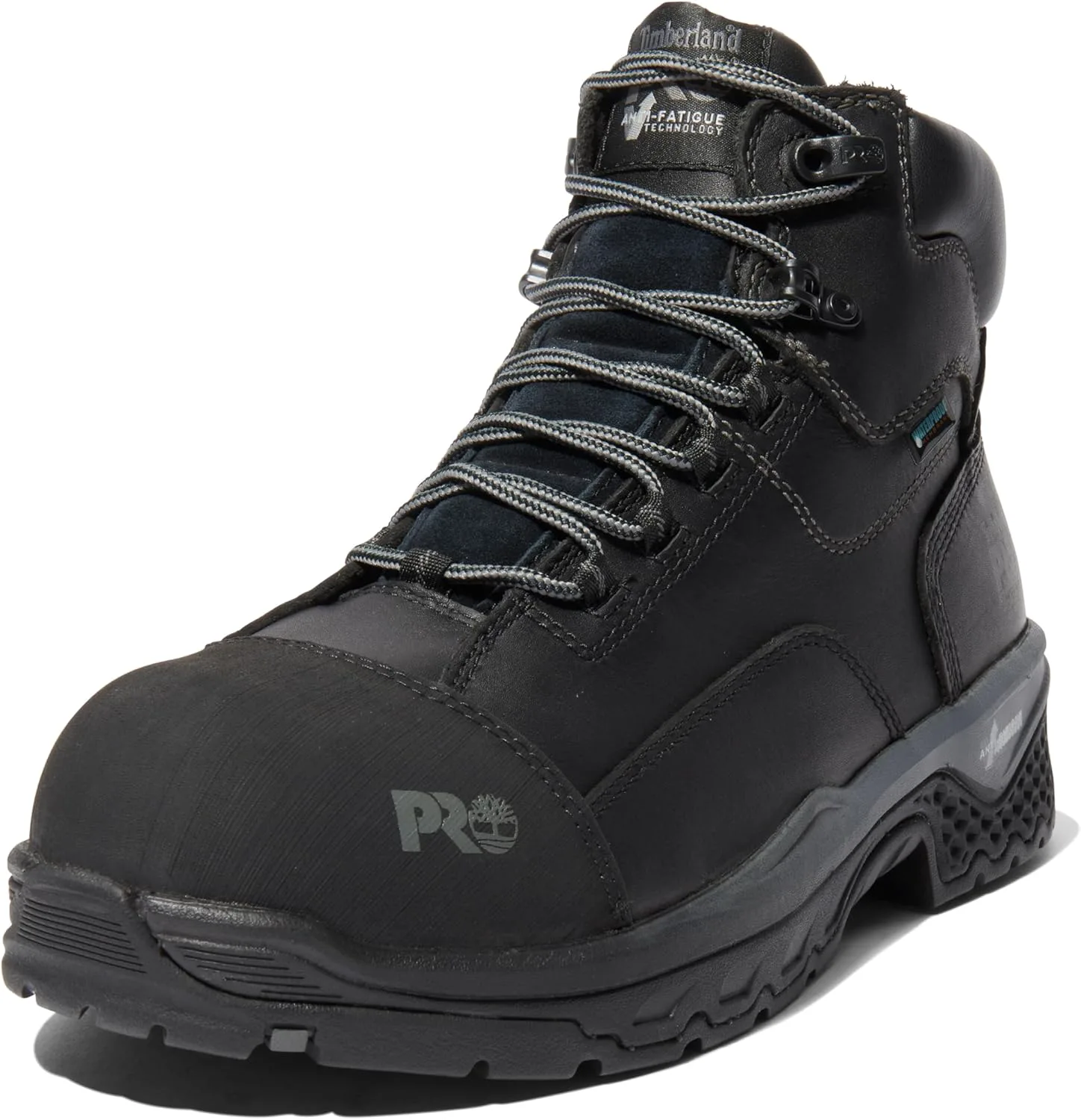 Мужские рабочие ботинки Timberland PRO Bosshog с композитным носком, водонепроницаемые, высотой 6 дюймов, черный — фото 3