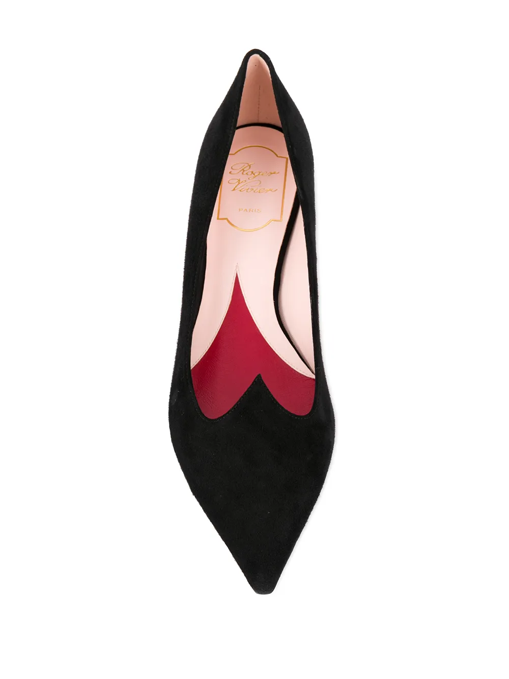 Туфли-лодочки с заостренным носком Roger Vivier, черный — фото 4
