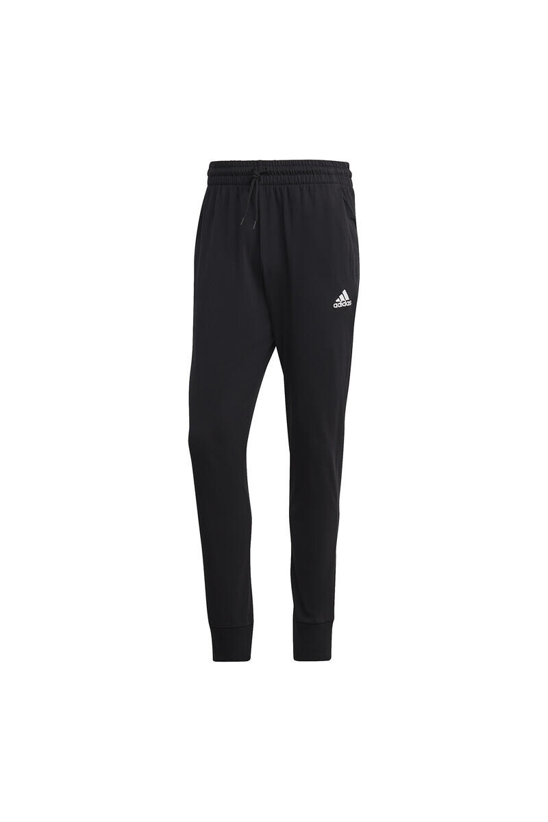 

Трикотажные брюки Essentials с зауженными манжетами Adidas, черный