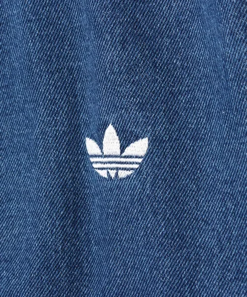 Трек-топ деним Adidas Fire Bird, индиго-синий — фото 3