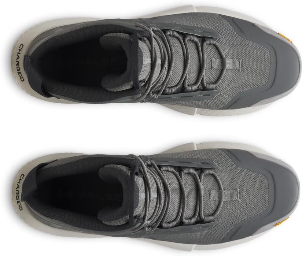 Мужские военные и тактические ботинки Under Armour Charged Valsetz Mid, белый/зеленый — фото 4