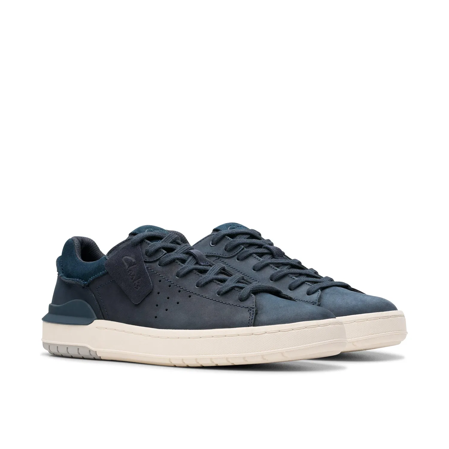 Кроссовки Courtlite 2 Run из нубука Clarks, синий — фото 4
