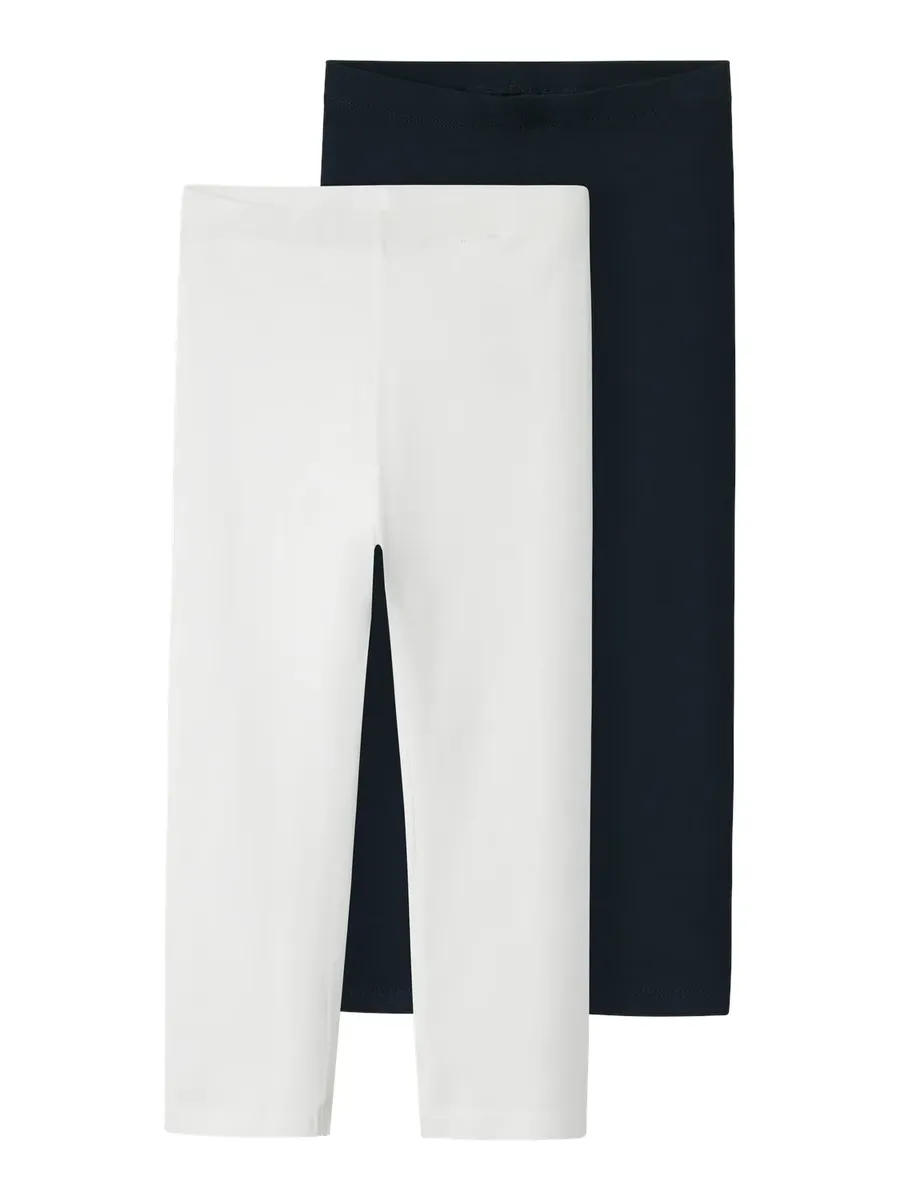 

Леггинсы Name It "NKFVIVIAN 2P CAPRI LEGGING F NOOS" (упаковка, 2 шт.), белый
