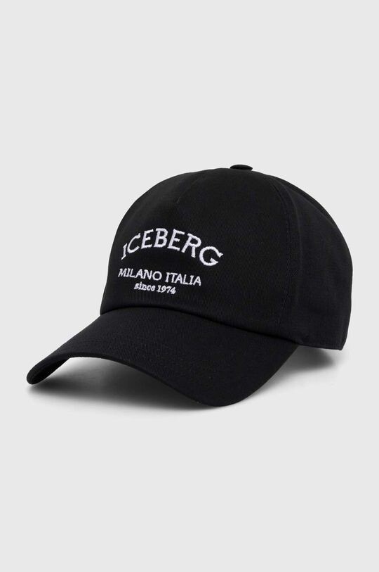 

Хлопковая бейсболка Iceberg, черный
