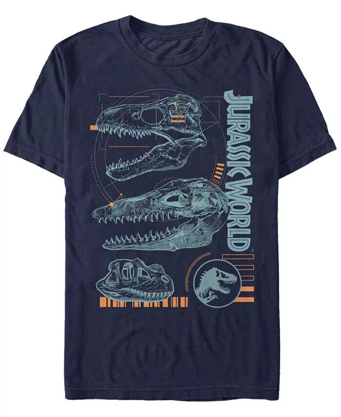 

Мужская футболка с коротким рукавом Jurassic World Scales Slash Fifth Sun, синий