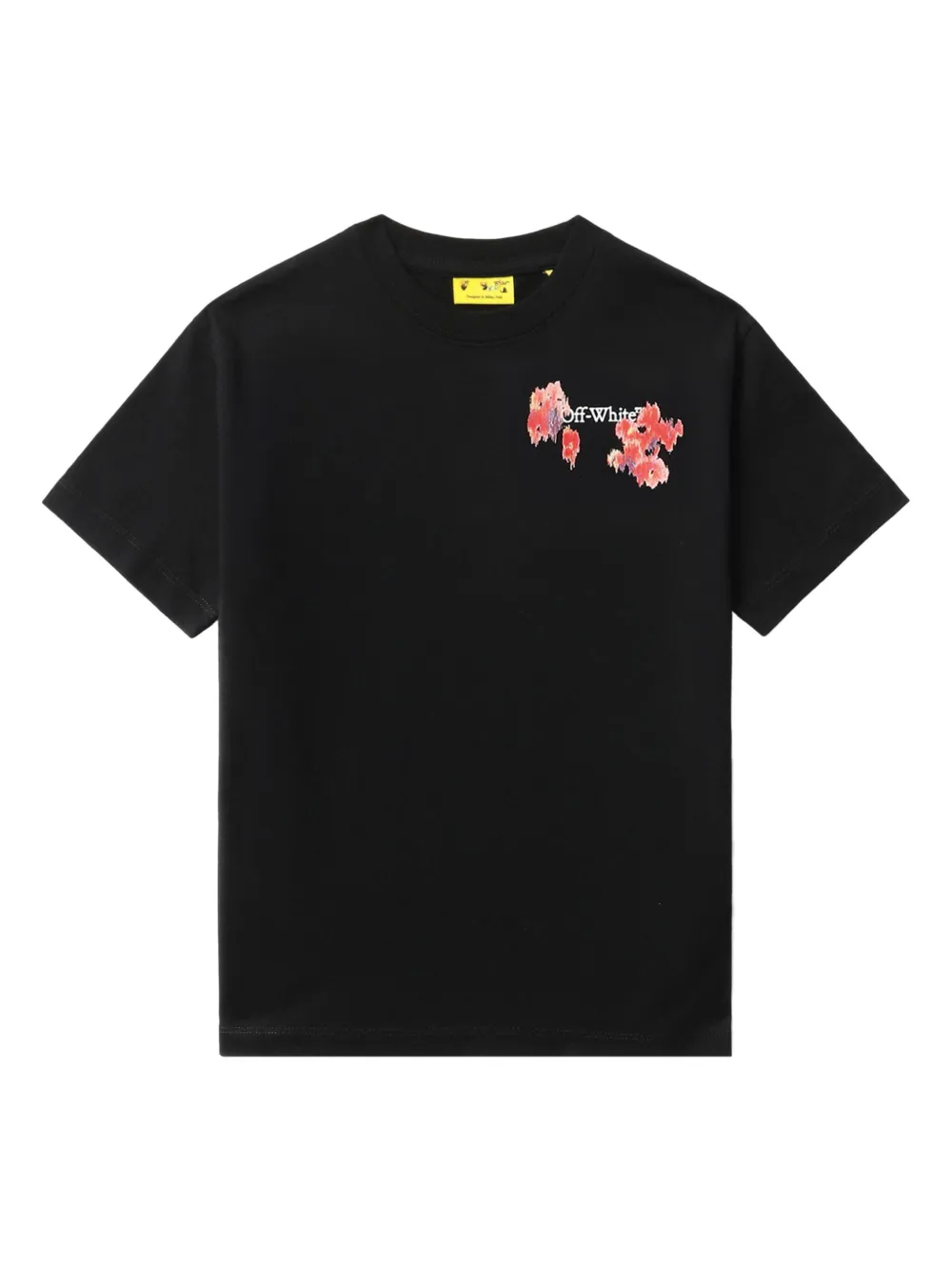 

Футболка с логотипом Arrows OFF-WHITE KIDS, черный
