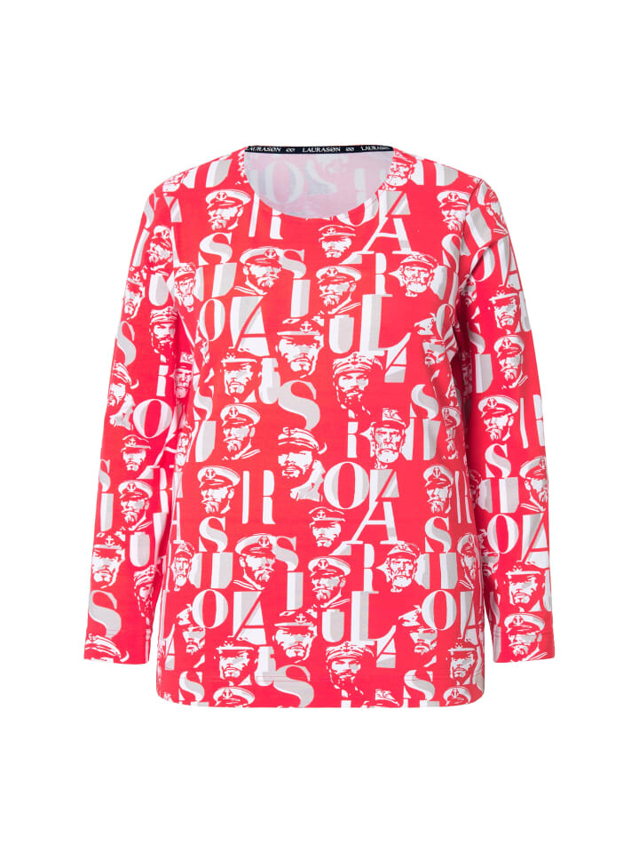 

Лонгслив LAURASØN Longsleeve, цвет hellrot