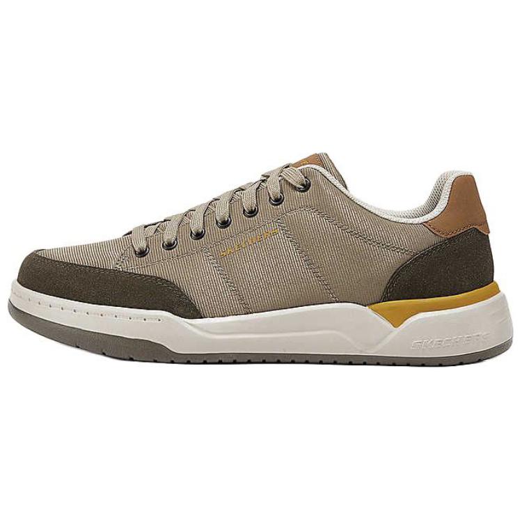 

Мужские скейтерские кеды Skechers тауп низкие