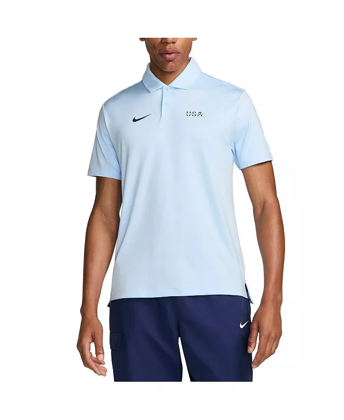 

Мужская голубая поло Team USA Tour Performance Nike